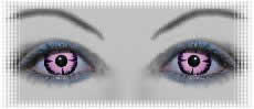 lentilles pour  deguisement carnaval yeux banshe frost