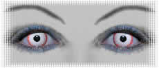 lentilles pour deguisement carnaval yeux berzerker
