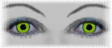 lentilles pour  deguisement carnaval yeux crow