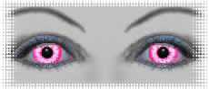 lentilles pour  deguisement carnaval yeux temptress
