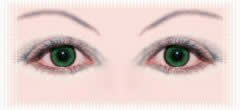 yeux lentille aqua couleur cosmetique color cosmetic