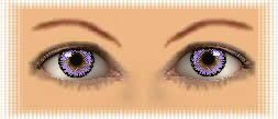 yeux lentilles fantaisies couleur mirage violet