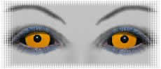 yeux lentilles halloween sclerales scare crow
