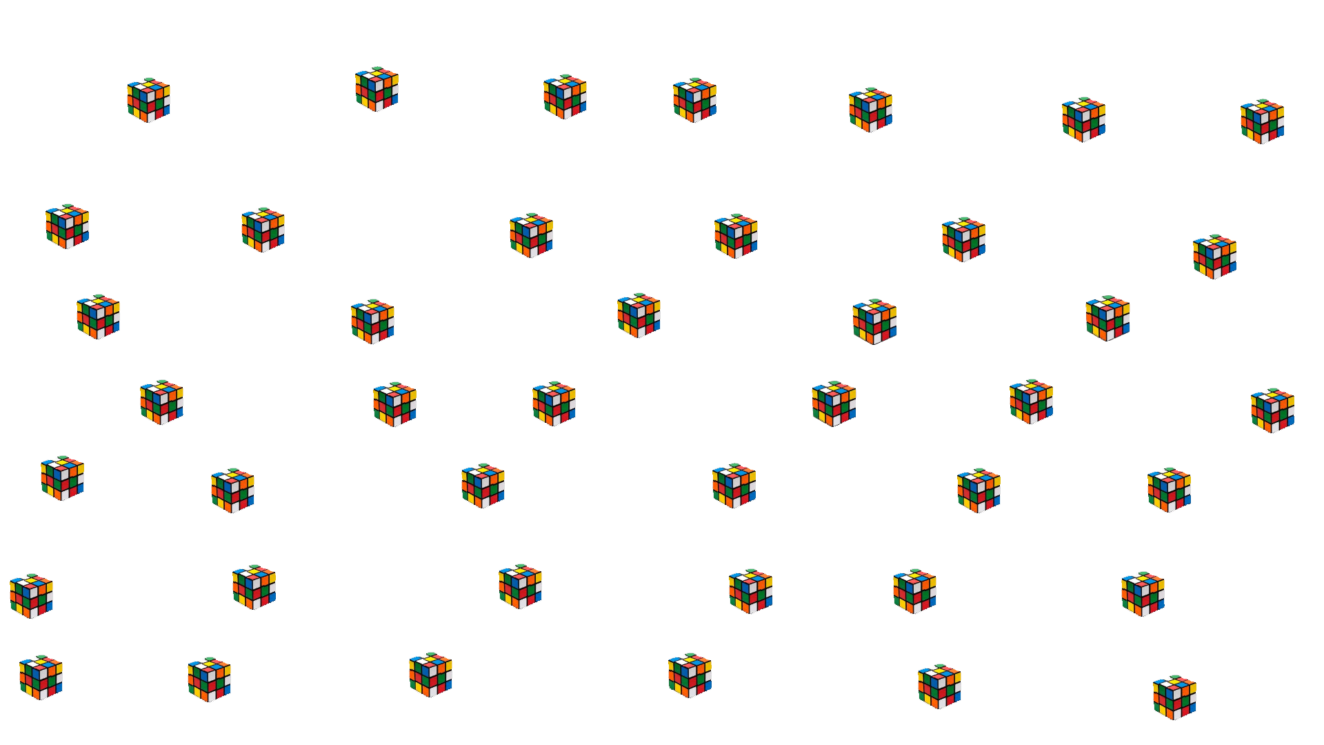 stereogramme 3D en pleine ecran , cubes