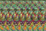 stereogramme image 3D ecureuil