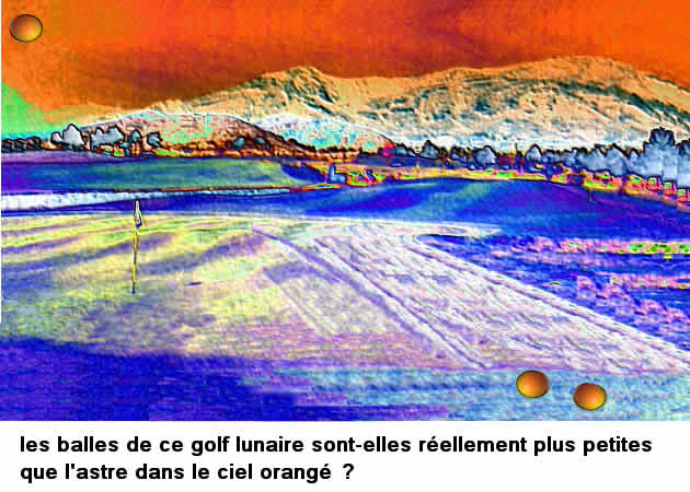 illusion d'optique le ciel du golf