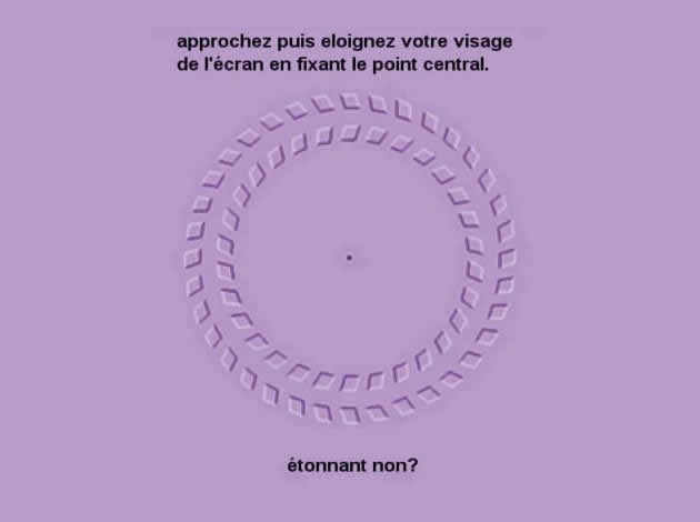 illusion d'optique rond tourne