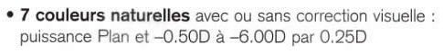  caracteristique des lentilles acuvue 2 colours