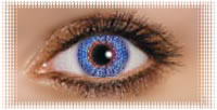 oeil lentille ciba vision freshlook colors saphir sapphir blue