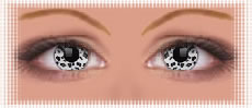 yeux colourvue crazy white leopard