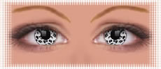 yeux colourvue crazy white leopard