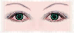 yeux lentille couleur cosmetique artic aqua color  watercolor