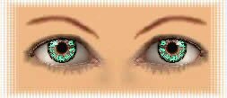 yeux lentilles fantaisies couleur aura green
