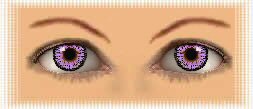 yeux lentilles fantaisies couleur aura violet