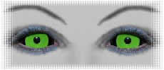 yeux lentilles halloween sclerales goliath