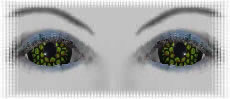 yeux halloween sclerales meduse