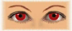 yeux lentilles vampire red 