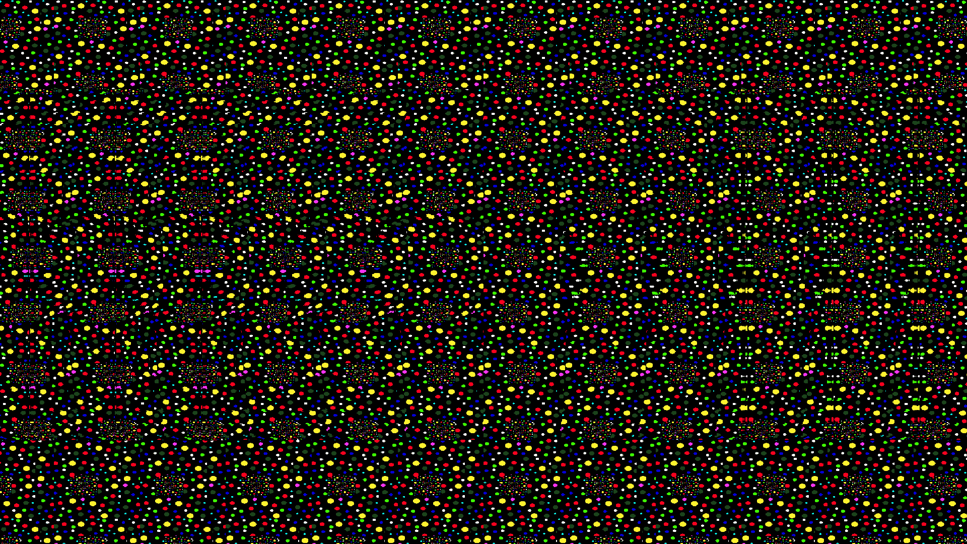 stereogramme en 3D plein ecran une balle dans la soucoupe