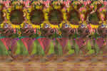 stereogramme image 3D relief cheminement carre